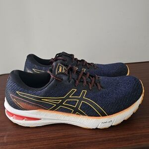 ASICS GT 2000 10 Deep Ocean & Amber Mens Athletic Shoes, Sneakers